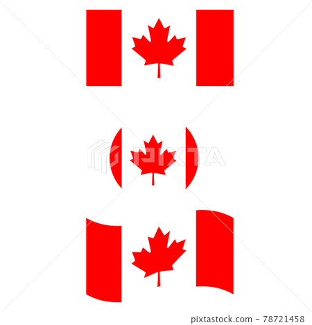 National Canada flag. button flag Canada. Canada flag.  78721458
