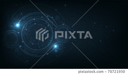 Dark Blue Technology background concept. Dark Blue Technology background concept. 78721930