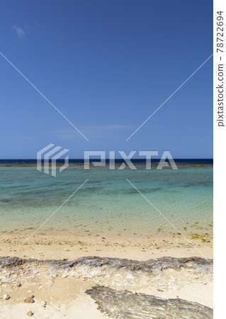 鹿兒島縣德之島天城町與那間海灘 鹿兒島縣德之島天城町與那間海灘 78722694