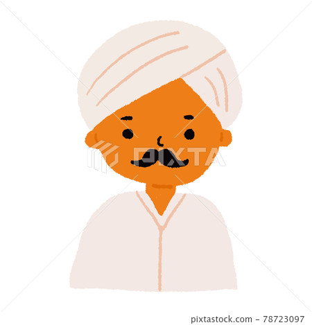An Indian with a turban An Indian with a turban 78723097