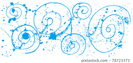 旋渦刷子刷子例證手寫 旋渦刷子刷子例證手寫 78723373