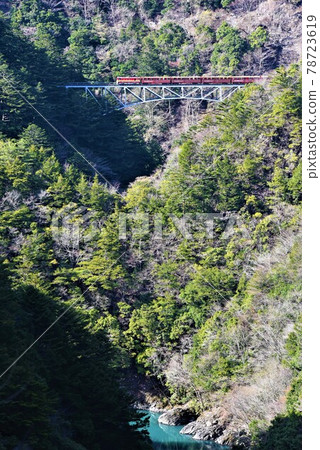 未開發的地區 大井川鐵道井川線 穿越日本最高的關澤大橋 未開發的地區 大井川鐵道井川線 穿越日本最高的關澤大橋 78723619
