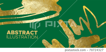 Vector Green and Gold Design Templates for banner. 78724327