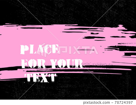 Abstract creative header. Hand Drawn ink texture. 78724397