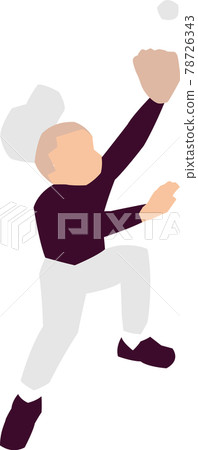 棒球男孩跳 78726343