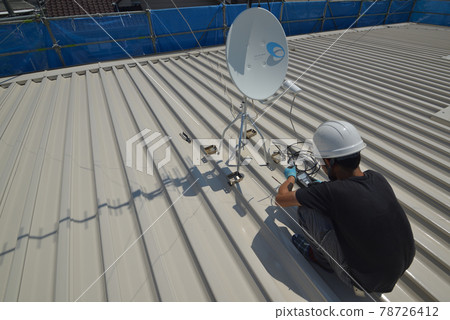 Remodeling antenna replacement BS antenna level adjustment Remodeling antenna replacement BS antenna level adjustment 78726412