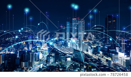 Cities and networks IoT ICT DX 78726458