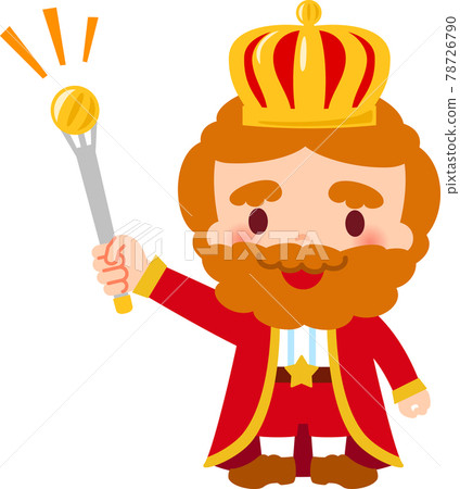 The smiling king with a cane The smiling king with a cane 78726790