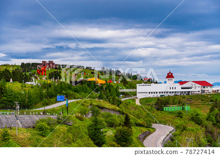 (Nagano) Road Station Utsukushigahara Kogen Northern Alps distant view 78727414