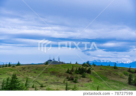 (Nagano Prefecture) Utsukushigahara Plateau, overlooking Ougatou from Monomiishiyama 78727599