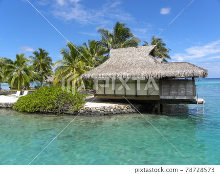 South Pacific Paradise Tahiti Moorea Water Cottage South Pacific Paradise Tahiti Moorea Water Cottage 78728573