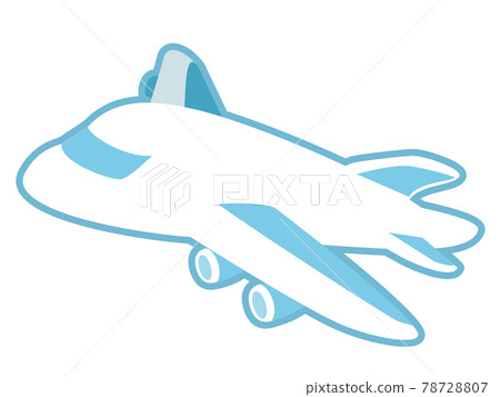 飛機圖標/插圖素材 78728807