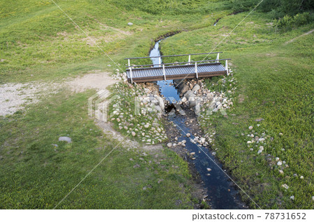 The very first bridge over the Volga River. The source of the largest river in Europe is the Volga River. The very first bridge over the Volga River. The source of the largest river in Europe is the Volga River. 78731652