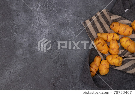 Group of ollucos, tuber used in Peruvian cuisine Group of ollucos, tuber used in Peruvian cuisine 78733467