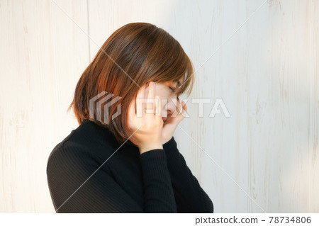 女性耳鳴圖片 女性耳鳴圖片 78734806