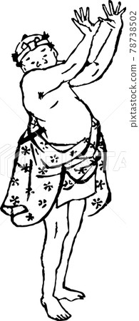 Dancing loincloth man 27 78738502