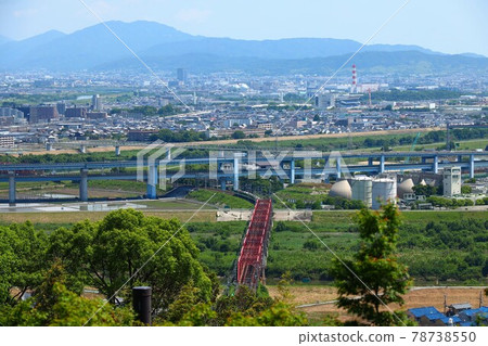 The city of Kyoto seen from the observatory 78738550