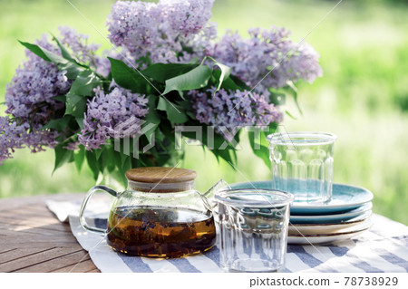 tea party in the garden 78738929