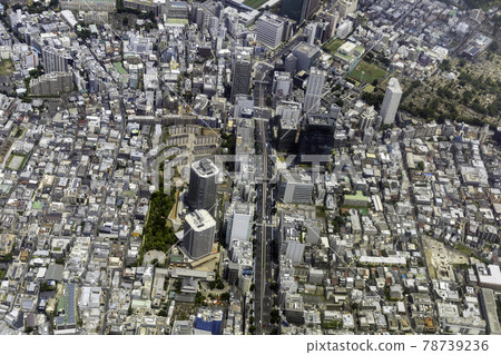 東京都港區南青山附近的鳥瞰圖 東京都港區南青山附近的鳥瞰圖 78739236