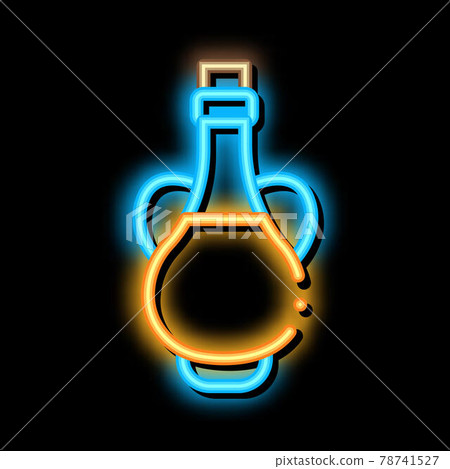 soybean oil neon glow icon illustration soybean oil neon glow icon illustration 78741527