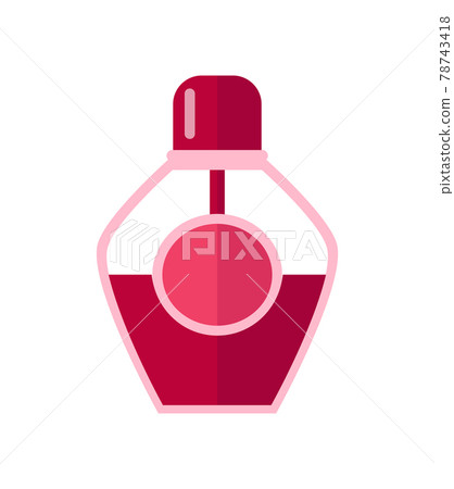 Color Template of Glass Vial Vector Illustration Color Template of Glass Vial Vector Illustration 78743418
