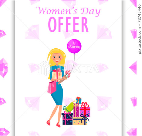 Womens Day Offer Promotion Poster Illustration Womens Day Offer Promotion Poster Illustration 78743440