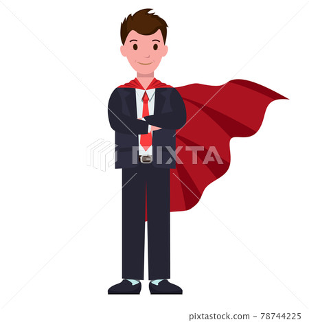 Smiling Cartoon Character Classic Suit, Red Cloak 78744225