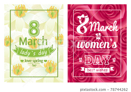 Ladies Day Love Spring 8 March Calligraphy Print Ladies Day Love Spring 8 March Calligraphy Print 78744262