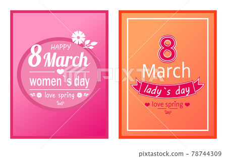 Eight Number Made of Two Flowers, Best Wishes Eight Number Made of Two Flowers, Best Wishes 78744309