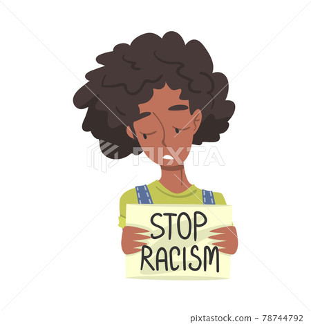 Young African American Woman Holding Sign Board to Demand Equality, Woman Fighting Against Social Problems Cartoon Vector Illustration Young African American Woman Holding Sign Board to Demand Equality, Woman Fighting Against Social Problems Cartoon Vector Illustration 78744792