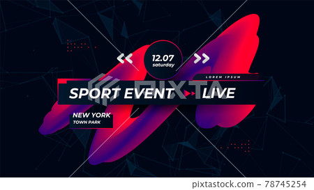 Sports Games channel page. Modern sport background Sports Games channel page. Modern sport background 78745254