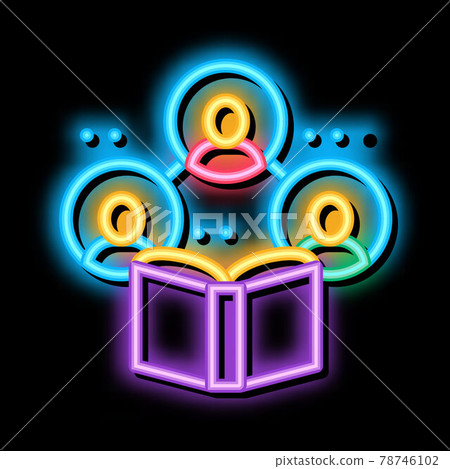 sociology researcher neon glow icon illustration sociology researcher neon glow icon illustration 78746102