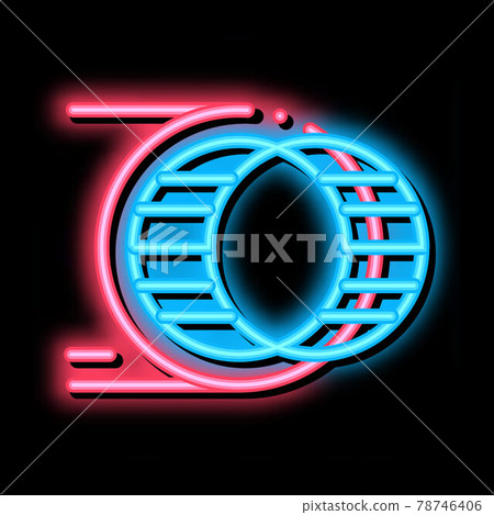 strengthening blood vessel neon glow icon illustration strengthening blood vessel neon glow icon illustration 78746406