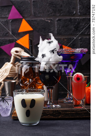 Set of various Halloween drinks Set of various Halloween drinks 78747192