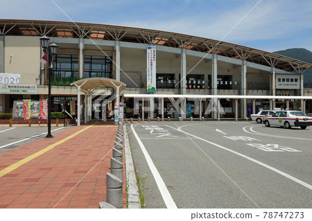 Aizu Tajima Station in early summer, Minamiaizu Town, Fukushima Prefecture 78747273