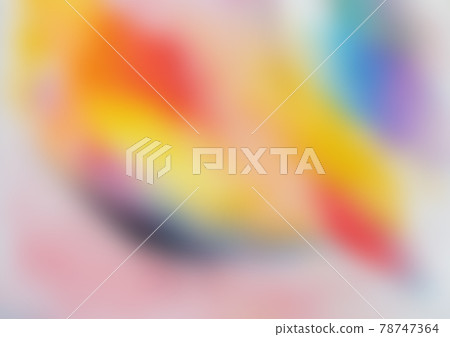 abstract background, blurry image of stains of paint of several colors 78747364