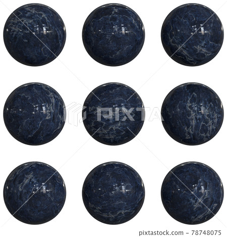 Marble sphere graphic material 78748075