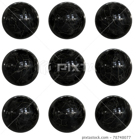Marble sphere graphic material 78748077