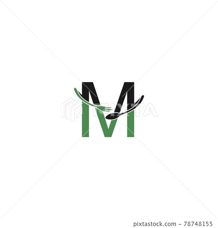 Letter M with fork and spoon logo icon design vector Letter M with fork and spoon logo icon design vector 78748155