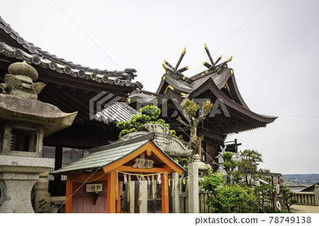 Tamashima Port Haguro Shrine Main Hall Kurashiki City, Okayama Prefecture Tamashima Port Haguro Shrine Main Hall Kurashiki City, Okayama Prefecture 78749138