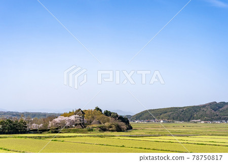 鳥取縣米子市春白屋古山公園遠景 鳥取縣米子市春白屋古山公園遠景 78750817
