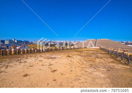 五色塚古墳和神戶的街道 五色塚古墳和神戶的街道 78751085