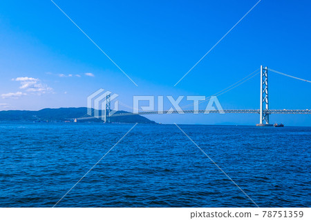 Akashi Kaikyo Bridge and Awaji Island Akashi Kaikyo Bridge and Awaji Island 78751359