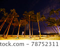 Night view of the seaside 78752311