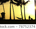 Sunset on the beach 78752374