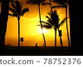 Sunset on the beach 78752376