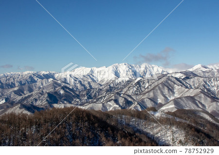 從Hodaigi滑雪場看到的谷川岳 78752929