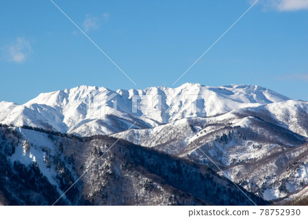 從Hodaigi滑雪場看到的谷川岳 從Hodaigi滑雪場看到的谷川岳 78752930