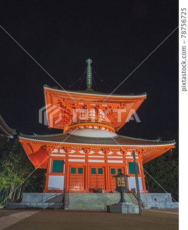 Illumination of Konpon Daito, Koyasan, Wakayama Illumination of Konpon Daito, Koyasan, Wakayama 78756725