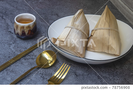 Taiwanese Dragon Boat Festival traditional food: Zongzi 78756908